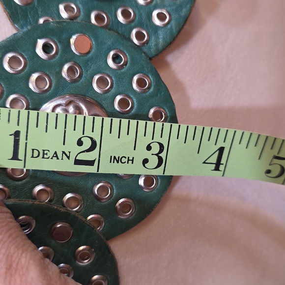 Moroccan Belt - Green-rounded - Picture 8 of 9